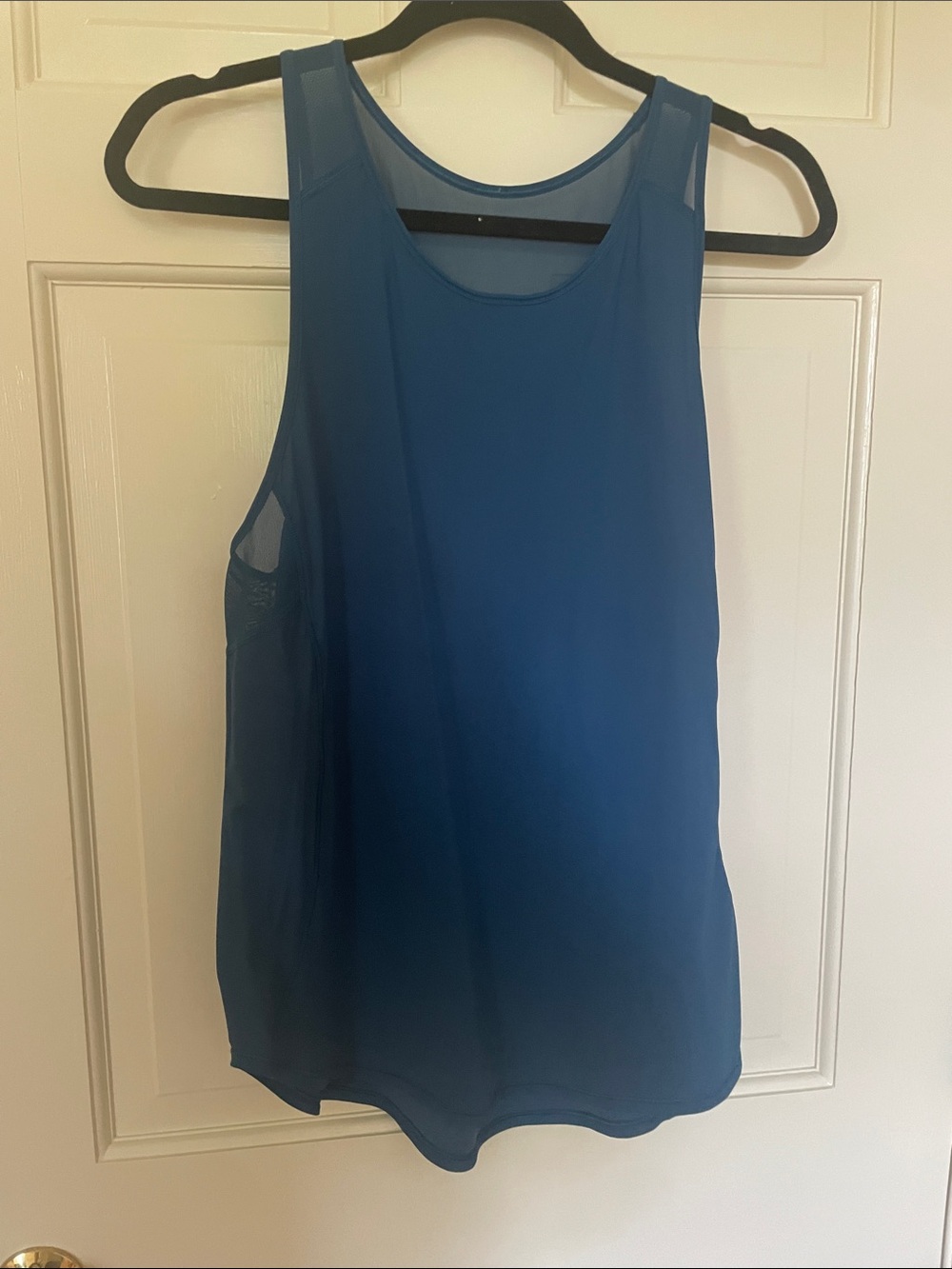 lululemon athletica Teal Sculpt tank Athletic Tank
